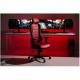 Bürodrehstuhl "Sitness RS", schwarz / rot SR10P DA00X