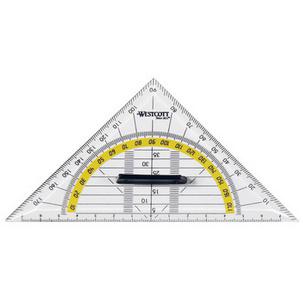 Geometriedreieck mit Griff, Hypotenuse: 140 mm E-10133 BP