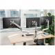 Dreifach-Monitorarm, aus Aluminium - Abmessungen BP0052