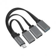 USB 3.0 Hub mit USB-C 3.1 Gen1 Anschluss, 3 Port