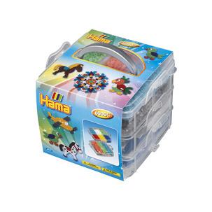 Bügelperlen midi "Aufbewahrungsbox Neutral", gefüllt 6701