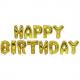Folienballon-Set "Happy Birthday", farbig sortiert 86800