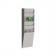 Wand-Prospekthalter, grau A4V1x6.02