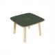 Beistelltisch "WOODY", grün / buche&nbsp;TB60.10.09P