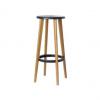 Barhocker "Woody", schwarz