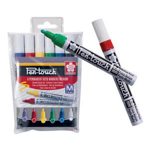 Permanent-Marker "Pen-Touch" Mittel, im Etui POXPFKA6
