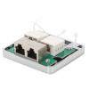 Aufputzdose Kat.6, 2x RJ45