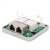 Aufputzdose Kat.6A, 2x RJ45