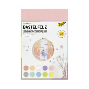 Bastelfilz, Pastellfarben 520495