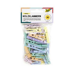 Holzklammern, pastell 2294