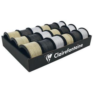 Geschenkband auf Spule "Fantasy glitter", im Display 612697C