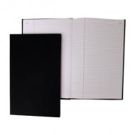ELVE Registre standard, 360 x 230 mm, 300 pages folioté de 1  300, papier registre supérieur 100 g / m2, imprimé en 2 couleurs, couverture pleine toile noire, dos arrondi pour une ouverture totalement  plat, fourni avec une étiquette "Délibérations" (72013)