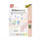 Glitterkarton-Block, Pastell - Farben&nbsp;85139