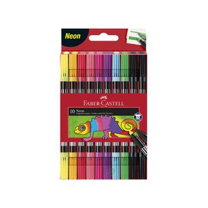 Doppelfasermaler Neon, 10er Etui 151109
