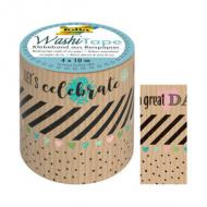 Deko-Klebeband Washi-Tape "Kraftpapier II"