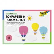 Tonpapier- und Fotokartonblock "BASIC"