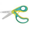 Bastelschere Softgrip ergo junior, für Linkshänder, grün/gelb