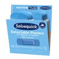 Salvequick blaue detektierbare Fingerkuppen-Pflaster
