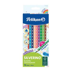 Buntstifte SILVERINO dünn, 12er Kartonetui 100401598
