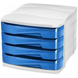 Schubladenbox GLOSS, blau 1003940351