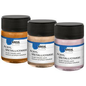 Acryl-Metallicfarbe, 50 ml Glas 77586