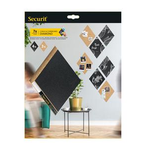 Kreide- & Korktafel SILHOUETTE "Diamond" FB-CB-DIA