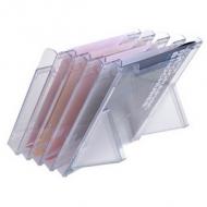 Tisch-Prospekthalter, Rückansicht