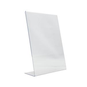 Symbolbild: Tischaufsteller ACRYLIC, schräg PFT-ACL-A4