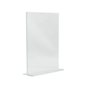 Symbolbild: Tischaufsteller ACRYLIC, gerade PFT-ACV-A6