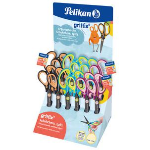 griffix® Schulschere spitz, 12er Thekendisplay 300007868