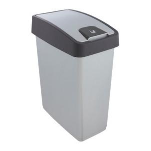 Abfalleimer, silber/anthrazit 1060431500000