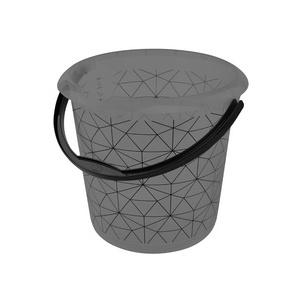 Deco-Putzeimer ilvie "polygon", grau 1260082721700