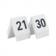 Tischnummerset 21 - 30 TN-21-30-WT