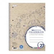 Symbolbild: Collegeblock "Recycling", liniert