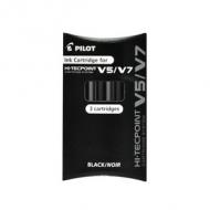 Tintenpatronen für Tintenroller V5/V7 Hi-Tecpoint, schwarz