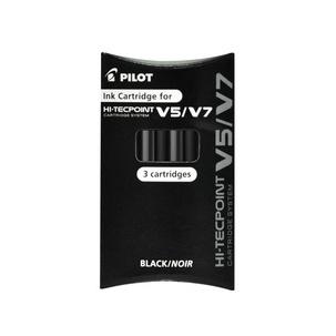 Tintenpatronen für Tintenroller V5/V7 Hi-Tecpoint, schwarz 444449