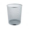 Papierkorb "the circle network", silber