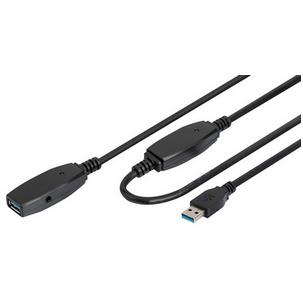 Aktives USB 3.0 Verlängerungskabel DA-73104