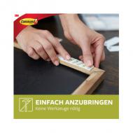 3M Command Bilder-Montagestreifen, Größe: M, schwarz Tragkraft: 5,4 kg, starker Halt, rückstandslos abziehbar Inhalt: 4 Sets  2 Streifen (17201BLKFGN)
