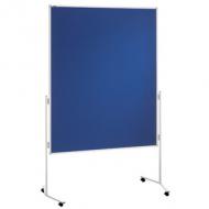 Moderationstafel ECO, einteilig - Filz, blau