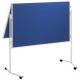 Moderationstafel ECO, klappbar - Filz, grau ECO-UMTFG12R