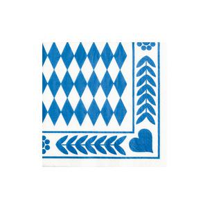 Motiv-Serviette "Bayrisch Blau", 330 x 330 mm 12901