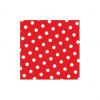 Motiv-Serviette "Dots", rot