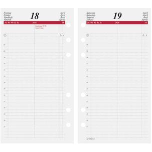 Kalender-Einlage für Zeitplaner "Timing 2", Tageskalendarium 7066910006