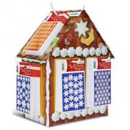 Weihnachts-Sticker DECOR "Lebkuchenhaus", Profilansicht
