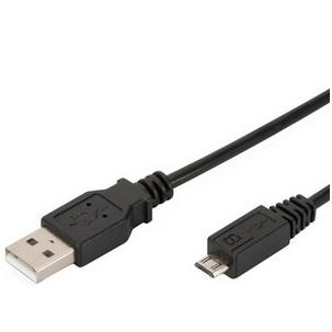 USB 2.0 Anschlusskabel, USB-A Stecker - Micro USB-B Stecker AK-300110-030-S
