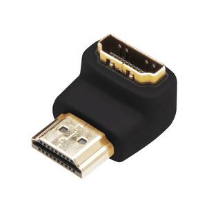 HDMI Knick-Adapter, 90 Grad gewinkelt, HDMI-A - HDMI-A AK-330502-000-S