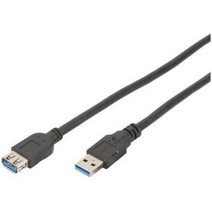 USB 3.0 Verlängerungskabel, USB-A Stecker - USB-A Kupplung AK-300203-030-S