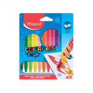 Wachsmalstifte COLORPEPS TWIST, 12er Blister