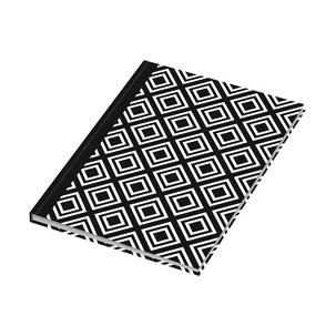 Notizbuch "Black & White Rhombus" 46748